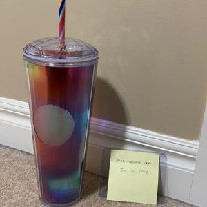 Rainbow Starbucks Dome - Venti - New With Tag